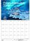 Polarlichterzauber Planer DIN A2 Kalender für 2025 Polar Nordlichter - Set Inhalt: 1x Kalender 1x Weihnachtsanhänger 1x Grußanhänger (gesamt 3 Teile)