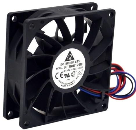 8025 8CM 80mm ventilador de chasis 12V 0.6A FFB0812SH ventilador de refrigeración de alta velocidad 80 * 80 * 25mm