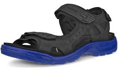 ECCO Herren Yucatan Sport Sandale, Black Nubuk / Virtual, 12-12.5