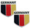 2 Teile/Satz Auto Emblem Aufkleber Deutschland Auto Aufkleber Aufkleber Stoßstange Körper Dekoration Flagge Abzeichen Emblem Auto Aufkleber