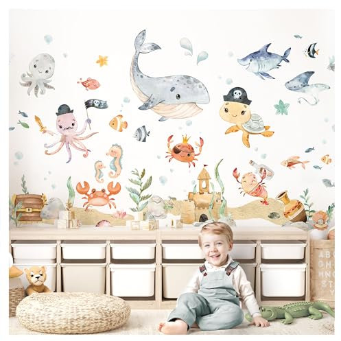 Little Deco Wandtattoo Meerestiere DL5069 XL