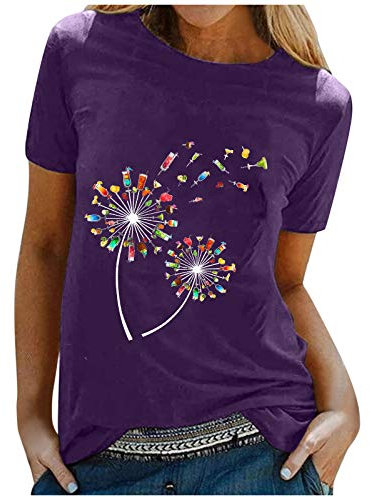 Tshirt Damen Angebot Blusentop Spitze Damen Gestreifte Tshirt Damen Sexy Oberteile Damen Mit Ausschnitt Tshirt Fuer Damen Sexy Damen Top Lila Flieder Lavendel Damenbekleidung Sale Sommer