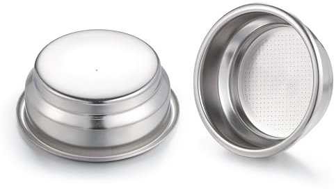 Dual Wall Filter Compatible with Breville Dual Boiler Oracle 58mm 2 Cup - BES900XL, BES920XL, BES980XL, BES990BSS, E61 Espresso Coffee Machine Pressurized two shot basket