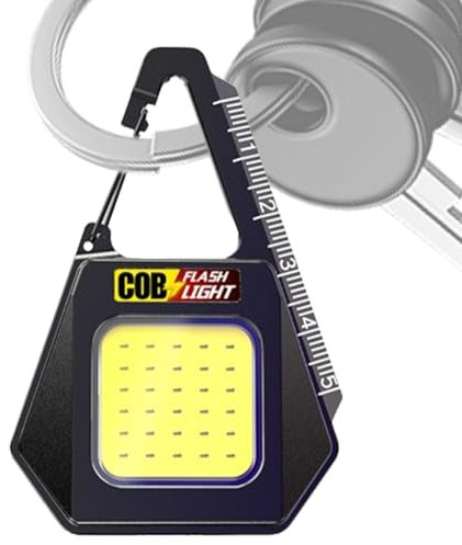 Keychain Light - Fishing Work Light, Flashlight | Portable 800mAh Projector Flashlight, Multifunctional Projector Torch, Magnetic Rechargeable Flashlight