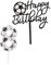 Bolosa Geburtstagskerzen Zahlen 8, Kerze 8. Geburtstag, Geburtstagskerzen Fußball, Geburtstagskerzen Kinder, Geburtstagskerzen fürTorte, Birthday Candles, mit Tortendeko, Weiß und Schwarz