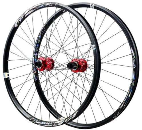 ZECHAO Mountainbike Räder 26 27,5 29 Zoll,32 Löcher Aluminiumlegierung Steckachse/Schnellspanner Scheibenbremse Vorne 2 Hinten 4 Lager 8-12 Geschwindigkeiten Wheelset(15 * 100/12 * 142mm,29inch)
