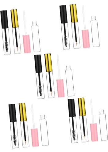 GALPADA 5sätze Leeres Mascara-röhrchen Mit Nachfüllbare Eyeliner Und Lippenstift-behälter Transparente Kosmetik-röhren Für Wimpern Und Make-up Teiliges