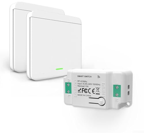 2 Schaltern 1 Kontrollgerät Batteriebetätigter Schalter Büros