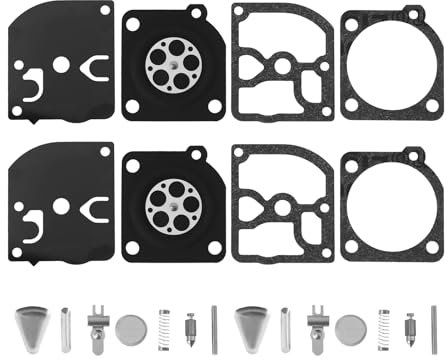 YINETTECH 2 Sätze Vergasermembran-Reparatursatz 036153100 Kompatibel mit ZAMA RB-72 Dolmar PS-34 PS-36 PS-41 PS-45 Vergaser