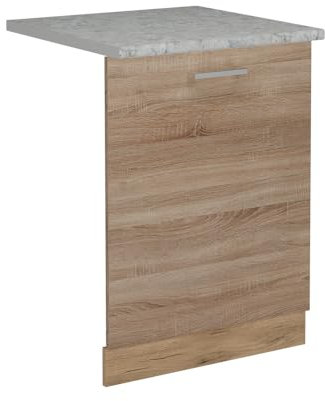 Vicco Tapa del lavavajillas R-Line, Sonoma, 60 cm, ET Mármol