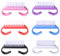 6 Pcs Nail Brush, Plastic Clean Brush, Hand Scrubbing Cleaning Brush, with Plastic Handle, for Cleaning Hand Toes Nail Home Garden Salon use(6 Colors)