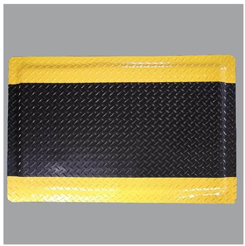 Industrielle Matten zur Vermeidung von Ermüdung, ergonomische Stehmatten, Steharbeitsmatten, geeignet for langes Stehen zur Linderung von Ermüdung, verwendet for Lagerarbeiten(Black,60x100cm/23.6x39.4