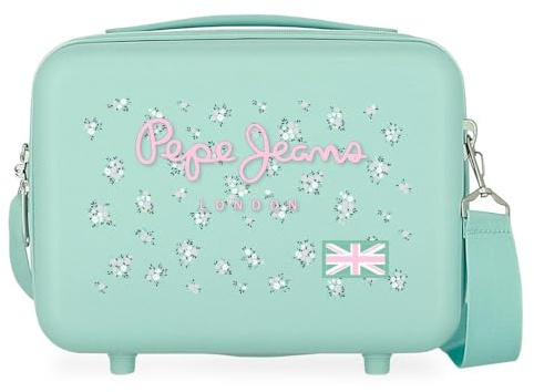 Pepe Jeans Nora Kulturbeutel mit Umhängetasche, Blau, 29 x 21 x 15 cm, starr, ABS, 9,14 l, 0,63 kg