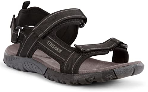 Trespass Alderley, Herren Sandalen, Schwarz (Black), 46 EU