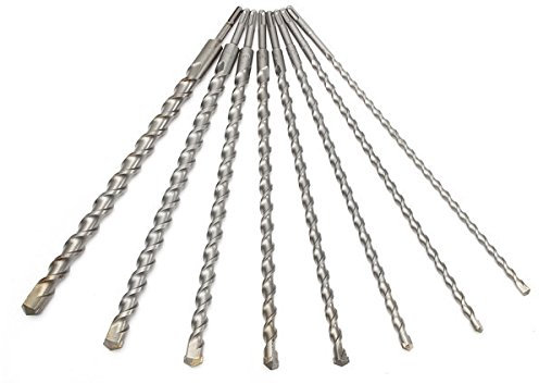 EsportsMJJ 10-25mm SDS Plus Masonry Hammer Drill Bit 450mm Tungsten Carbide Tip Hammer Drill -16mm