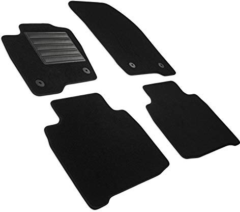 MDM SP-6130 Fußmatten Velours Autoteppich passend für Ford S-Max / Galaxy 2015>
