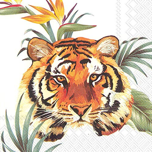 Boston International C813600 IHR Papierservietten, 3-lagig, Safari Park, 20 Stück