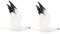 Tubayia Fliegende Möwe Hängender Gartenfigur Kunsthandwerk für Party Haus Garten Dekoration (2pcs)