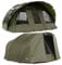 Lucx Leopard XXL Bivvy Angelzelt für 2-4 Mann - großes Karpfenzelt mit Überwurf (Winterskin), herausnehmbarer Bodenplane & 10.000 mm Wassersäule