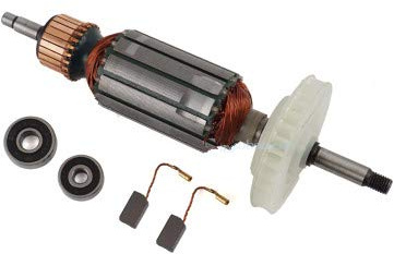 MQEIANG 220V / 240V-Anker-Rotor-Anker-Ersatz für Dewalt N262659 401702-10 DW803 100 DW810 DW811 Black & Decker 6288 Winkelschleifer (Color : Rotor Bearing Brush)