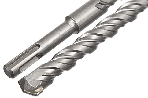 UK Drills - SDS Plus Hammer Drill Bit - Tungsten Carbide Tip, Fully Hardened Tool - To Be Used in Granite, Concrete & Masonry - 6.0mm x 210mm (Pack of 10)