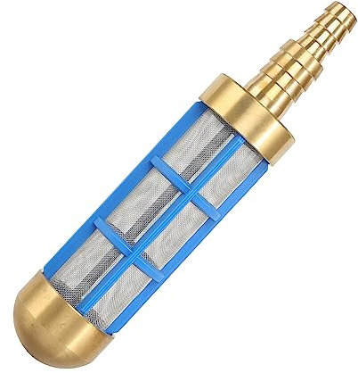 Reine Messing Saugfilter Eignung 1/2 zoll und 3/4 zoll für Hochdruckreiniger Pumpe Wohnmobil, Ansaugfilter Filter Gartenschlauch Schlauch Filter Saugkorb Gartenschlauch Filter Hose Filter Wasserfilter