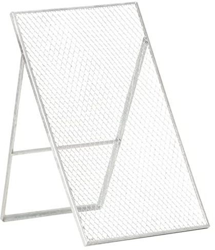 Tidyard Gartensieb Durchwurfsieb Bodensieb Kompostsieb Kompostgitter Erdsieb Durchwurfgitter Gartenzubehör Schubkarrensieb Garten 60 x 75 x 89 cm (B x T x H) Verzinkter Stahl