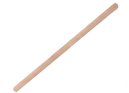 10000 Holzrührstäbchen Holzrührer Rührstäbchen Rührsticks aus Holz extralang Premium 180mm 18cm 10x1000 Stück Großverbraucherkarton