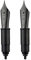 HONG DIAN Set of Hongdian D5 Fountain Pen Black Nib (Extra Fine & Fine), Compatible for Hongdian D5, D1, A6, N12 Replaced Nib Section, (P4TMZSMCU19F)