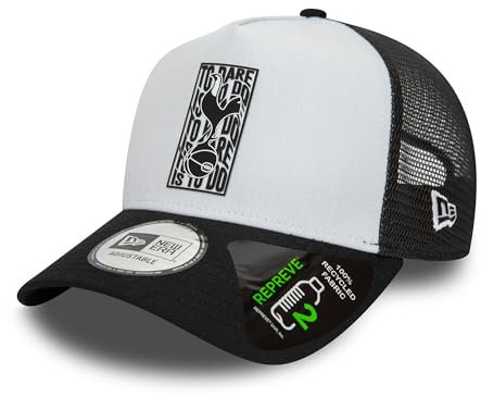 New Era 9Forty Trucker Baseballcap für Herren, Wordmark Tottenham Hotspur FC, Schwarz