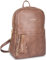 Coccoliamo Braun Gold Damen Rucksack - 2in1 Wickelrucksack aus Veganem Leder - Multifunktional, Reise- und Alltagsgepäck, Kompakt, Elegant, mit Kinderwagenbefestigung, Rucksäcke, BRAUN