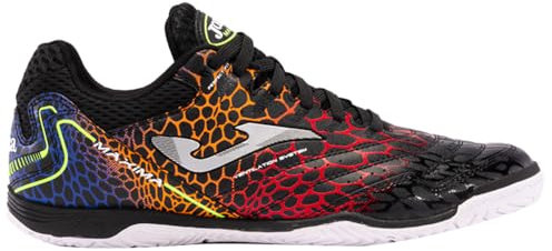 Joma Herren Indoor Football Trainers, Schwarz/Rot, 45 EU