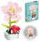 SPHERETRON Klemmbausteine Blumen für Erwachsene - Bausteine Marienkäfer Geschenk