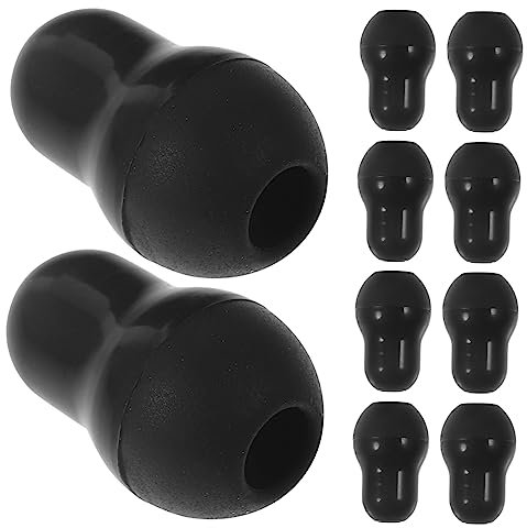 Uonlytech 10pieces Silicone Stethoscope Earphone Earplug Earbud Ear Pads Noise Canceling Ear Plugs for Earbuds Sleep Toddlers Hospital Clinic