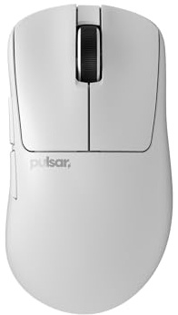 Pulsar Gaming Gears Xlite v4 Wireless Gaming Mouse, Ultra Lightweight 1.9 oz (54g), Ergonomic, Optical Switch, 32000 DPI, 750 IPS, XS-1 Sensor, 8k Compatible (Mini, White)