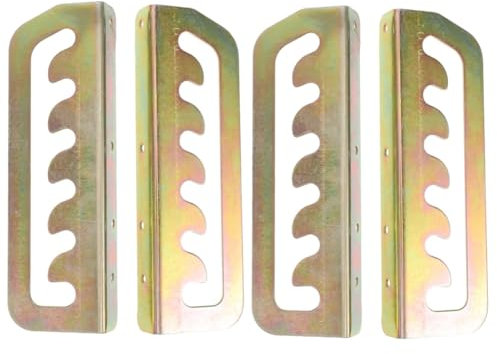 Garneck 2 Paar Relaxsessel-zubehör Armlehnenständer Für Stühle Austausch Der Armlehne Klappstuhl Stuhlhussen Liegestuhl Strandstuhl Armlehnenhalterung Liegezubehör Stuhlteil Eisen Golden