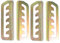 Garneck 2 Paar Relaxsessel-zubehör Armlehnenständer Für Stühle Austausch Der Armlehne Klappstuhl Stuhlhussen Liegestuhl Strandstuhl Armlehnenhalterung Liegezubehör Stuhlteil Eisen Golden