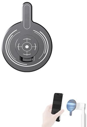 CERFFOOL Supporto magnetico a sgancio rapido per Insta360 Flow Pro Flow Supporto per smartphone per stabilizzatore mobile Gimbal, adattatore per cellulare Base Magaf