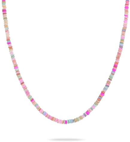 Tamaris Collier TJ-0636-N-45 en acier inoxydable IP or rose, 45 cm, Acier inoxydable, Pierre de coquillage