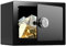 Safe Box 23x17x17 CM, Lock Box for Valuables, Small Safe box for Home, Security Lockbox Cash Document Storage Box, Lockable Home Safe Box for Cash Jewelry