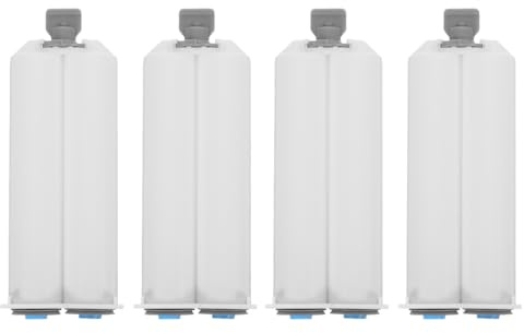 HOMOCONO Lot de 4 tubes de mélange de colle 50 ml 1:1 à double composant pour la construction, l'électronique automobile
