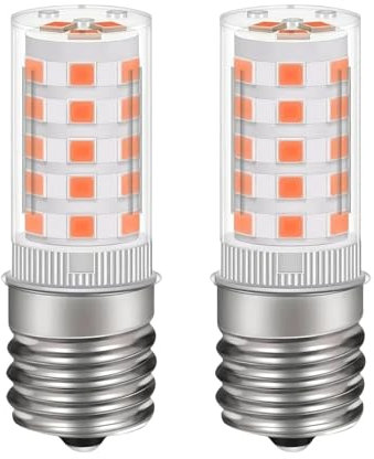 ZFFOZZ Lampadina LED E17, Lampadine per Forno a Microonde Equivalenti a 50W, 85V-265V, Non Dimmerabili (bianco Caldo, Confezione da 2)(Cool White,3w)