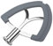 Batteur Flex Edge pour KitchenAid 4.5-5 Quart à Tête Inclinable Mélangeur Artisan & Classic Series par MMOBIEL- Palette en Acier Inox avec Bords Flexibles en Silicone - Passe au Lave-Vaisselle