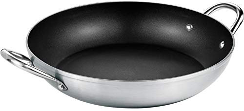 Tescoma 606842 GrandChef Padella Antiaderente, Due Manici, Grigio/Nero, 32 cm