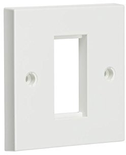 1G Modular Faceplate - White