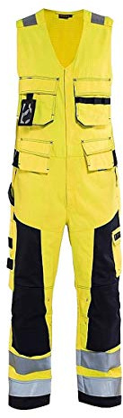 Blaklader 26781514 ÄRMELLOSER MULTINORM-OVERALL, Gelb/Marine, grootte D96