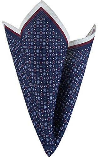 OLYMP Herren Accessoires Seide Modisch Gemustert Blau Onesize