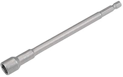 sourcing map 1/4 Quick-Change Hex Shank 10mm Magnetic Nut Setter Driver Drill Bit, 150mm Length, Metric