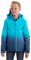 Killtec Funktionsjacke Mädchen Lynge GRLS JCKT E - Mädchenjacke mit Kapuze und Schneefang - Kinderjacke - Skijacke ist wasserdicht, azur, 164