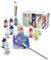 PRIMO Hobby & Professional - Box 11 Acrylfarben Set 125 ml, für Künstler ab 14 Jahren, 5 Pinsel + 1 Acryllack + 2 Leinwandkartons, Permanente Textilfarben, Kreative Arbeiten, Schreibwaren
